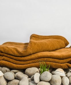 Chenille Herringbone Organic Blanket