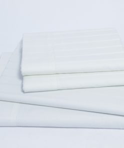 Sateen Crease Resistant White Organic Sheet Set