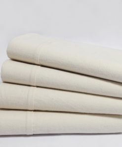 Flannel Organic Flat Sheet with Z-Hem