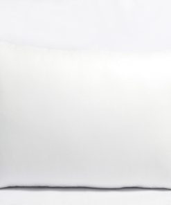 White Sateen Organic Pillow Cases with Z-Hem